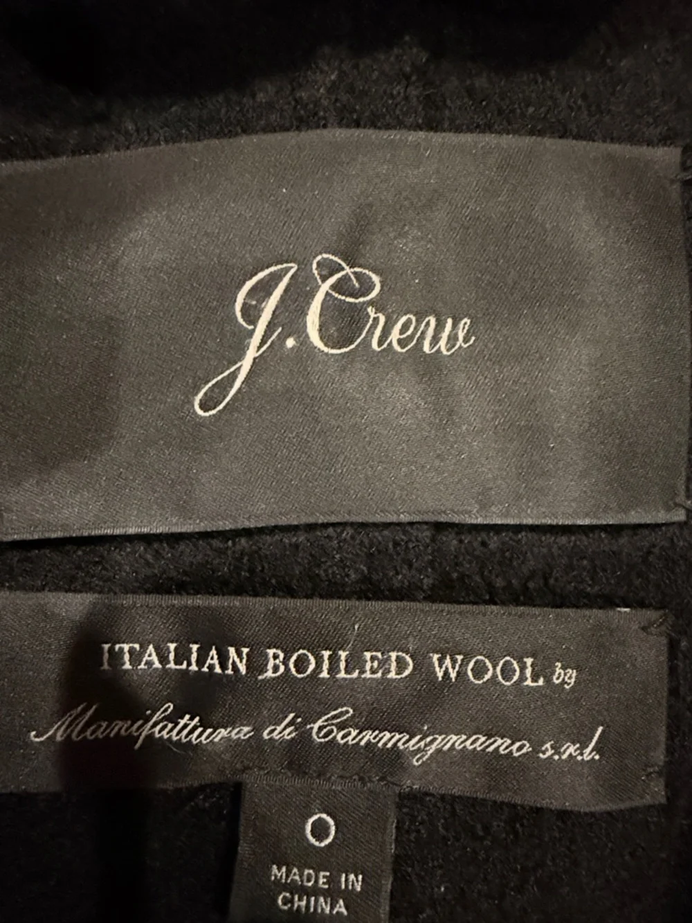 Women’s J Crew Daphne Italian Boiled wool topcoat - Picture 2 of 7
